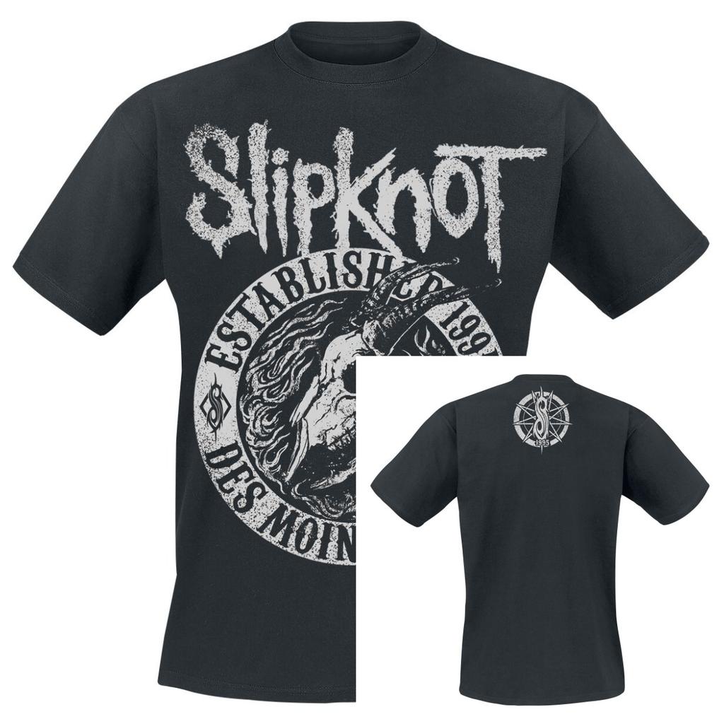 Fit Slipknot Graphic Cotton Band Tshirt Unisex Summer Short Sleeve Fashion Brand Tee Luxury Casual Vintage Tees