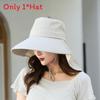Summer Sun Protection Fisherman Hat With Wide Brim For Women Outdoor Activities