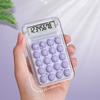 Mini Calculator 8 Digit Display Pocket Size Basic Calculator Battery Powered Electronic Calculator for School Office Home Supplies