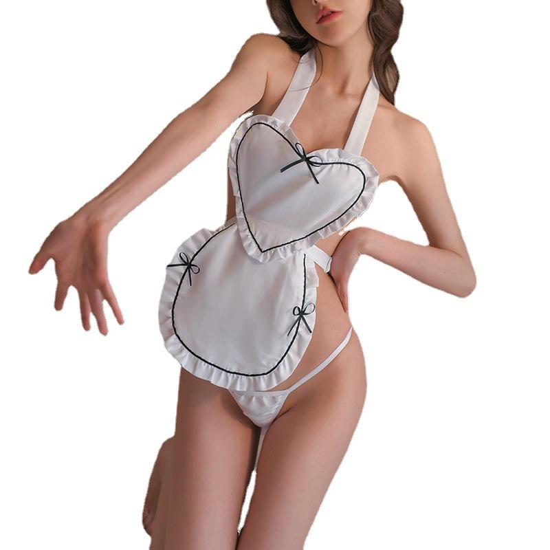 Erotic Lingerie Maid Seduction Flirting Bed Free Tease Passion Suit Uniform Pure Lust Sexy Plus Size Pure