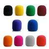 50-10pcs Practical Microphone Foam Colorful Mic Sponge Cover Professional Studio Windscreen Mic Cap Music Speaker Cover