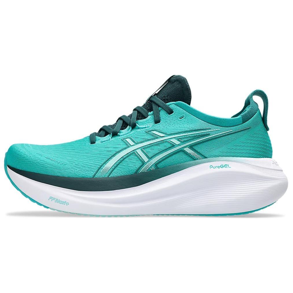 ASICS Gel-Nimbus 27 Wave Teal Saxon Green Men s 1011B958-400 EU 41.5