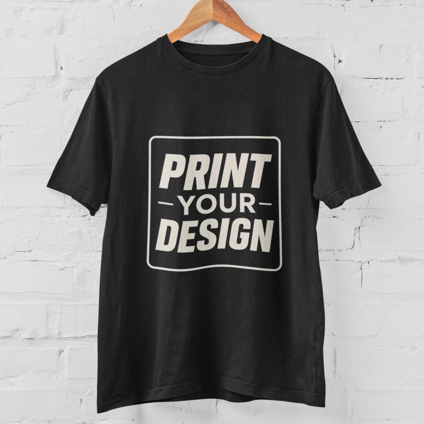 Print Your Design Custom T Shirt Personalized Logo Text Tee Custom Graphic Shirt XXXL