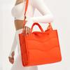 Tote Bag Large Capacity Sandwich Cotton Nylon Shoulder Crossbody Bag Women's Fashion Computer Handbag
