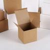 10PCS Kraft Paper Box DIY Square Cardboard Gift Packaging Boxes