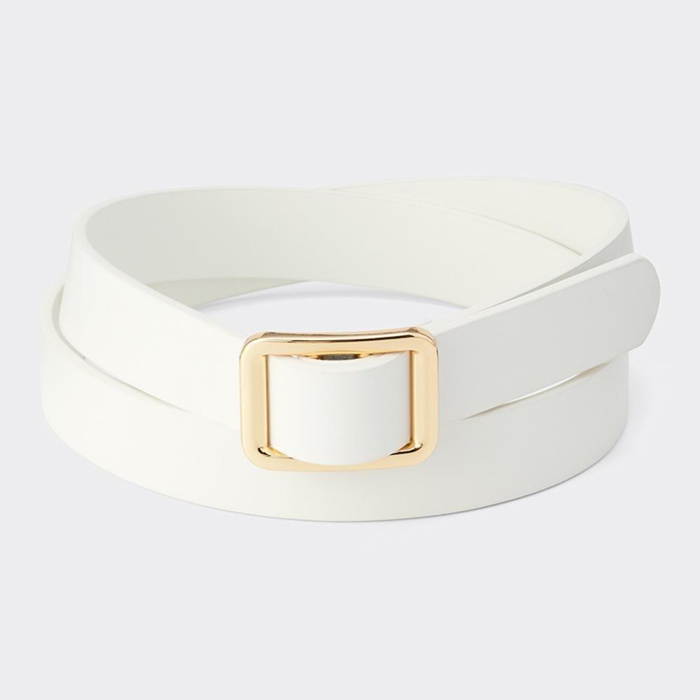 

Ремень GU by Uniqlo без отверстий с квадратной пряжкой
