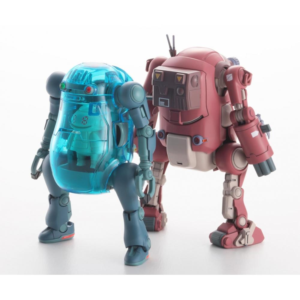 Hasegawa Mechatrowego Votoms Collaboration Series Vol.2 Blue Tea Dog & Jijiri Um Capsule 135 Scale Plastic Model 64811