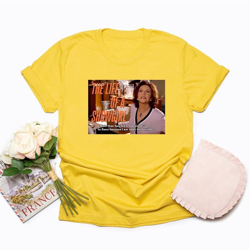 In My Showgirl Era TShirt The Showgirl Life 2025 New Album Tshirt Emily Gilmore Showgirl Quote Shirt Women Graphic T Shirts