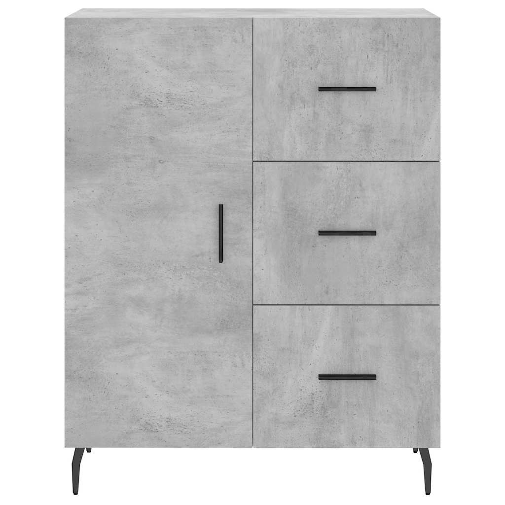 Sideboard Concrete Grey 69.5 x 34 x 90 cm Particleboard