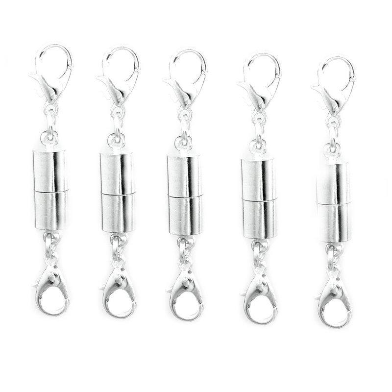 Gold Plated Magnetic Clasps with Lobster Clasps for DIY Necklace Bracelet Jewelry