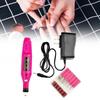 Portable Nail Drill Set With Electric Grinding Pen For Home Manicure And Nail Removal