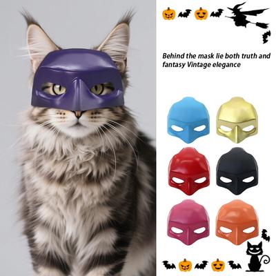 Bat Cat Avenger Mask Cat Mask Pet Supplies Funny Cat Mask Suitable For Parties Pet Hats