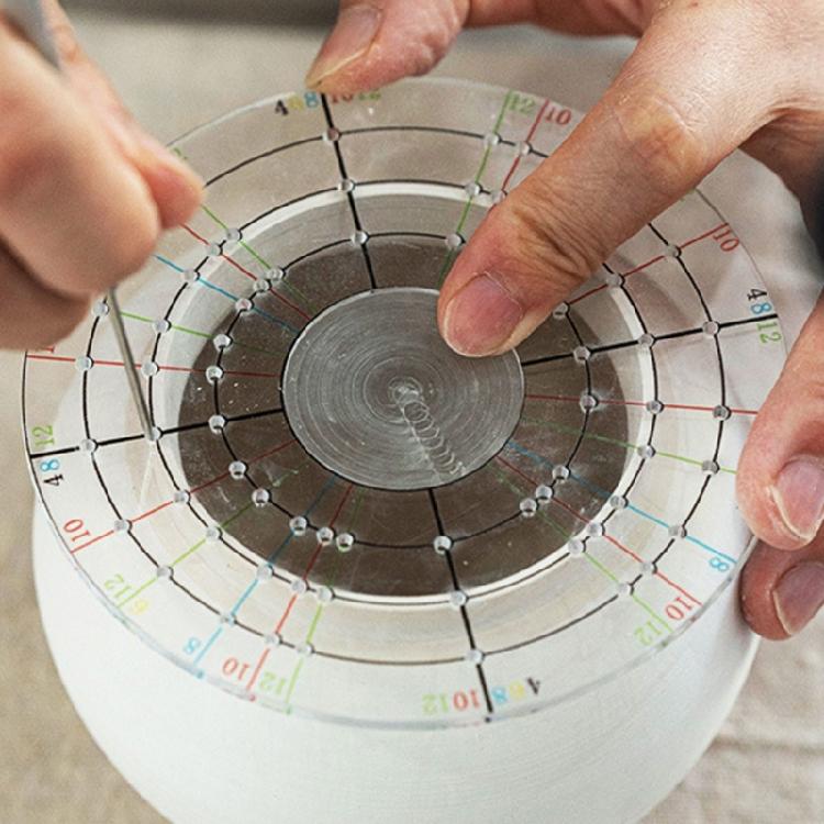 Narzędzie do przycinania dysków obrotowych Narzędzie do wykańczania ceramiki Narzędzie do mierzenia gliny w kształcie okręgu