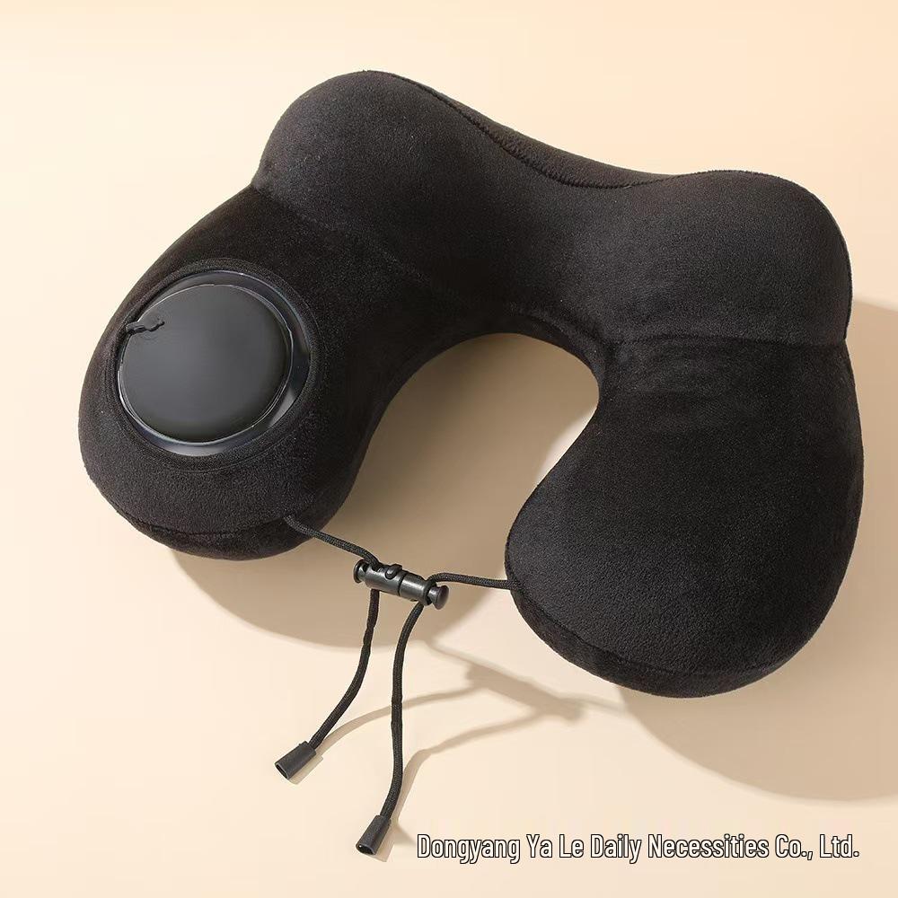 Tragbares aufblasbares Nackenkissen für Büro, Zuhause, Reisen und Auto