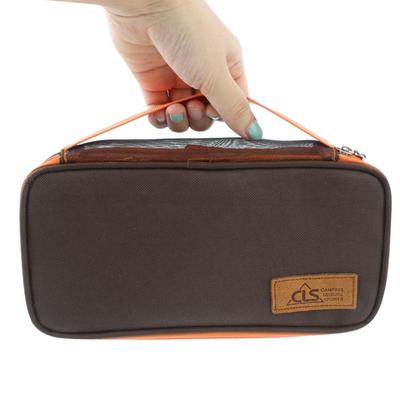 Camping Eating Utensils Storage Bag Outdoor Portable Cutlery Pouch Organizer Tableware Pouch Large-capacity Multi-function Bag