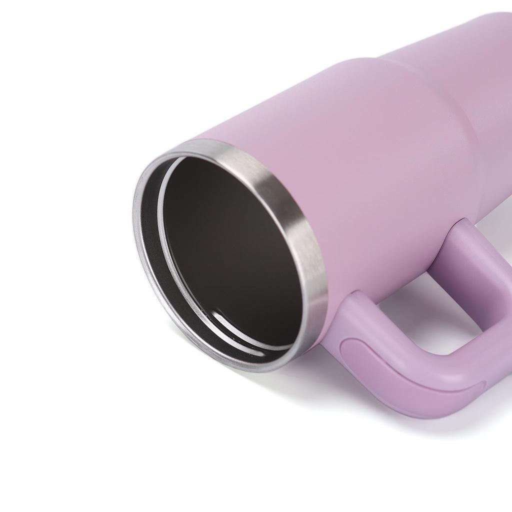 14oz Insulated Stainless Steel Tumbler with Handle for Outdoor Sports and Vehicles