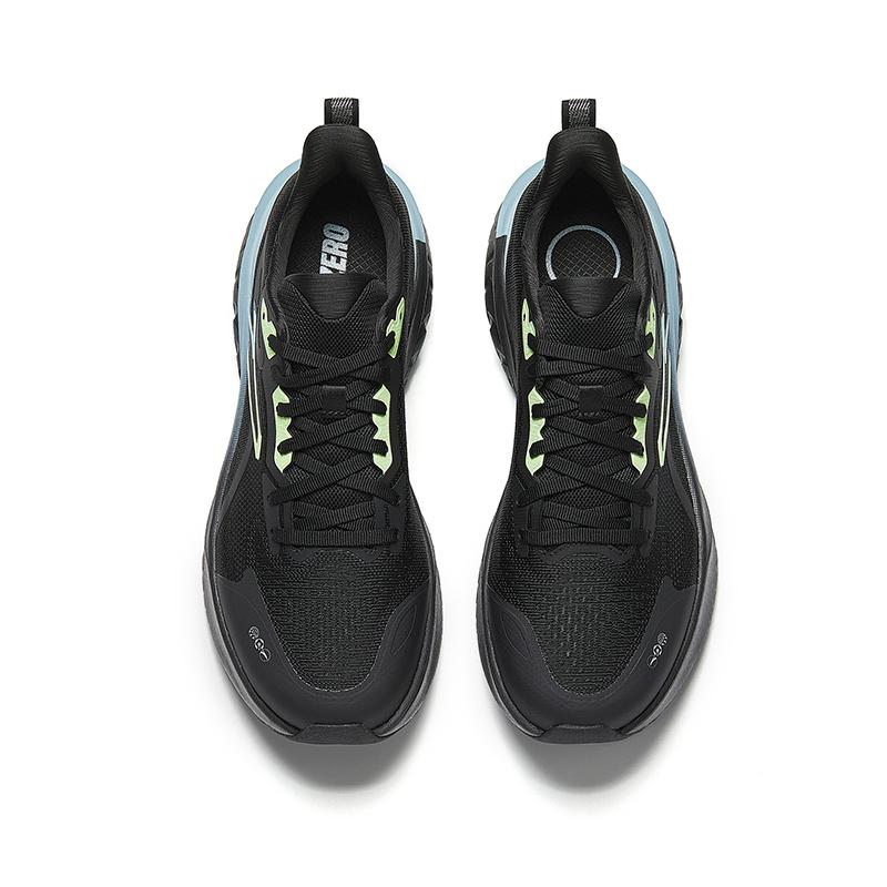 Anta Cloud Feel Simple Versatile Rebound Height Increasing Lightweight Low Top Casual Running Shoes Men sneaker Black 912525537-5