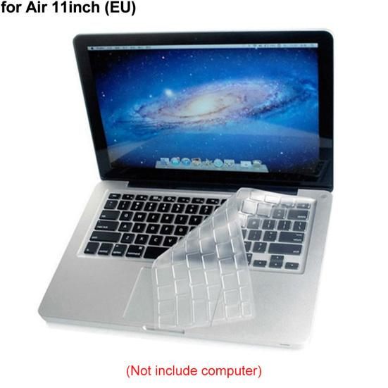 Silicone Clear Keyboard Protective Cover Film for MacBook Air 13inch Pro 15inch