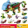 Lele Brothers Bird Paradise Building Blocks - Educational Parrot Model Jigsaw for Kids
