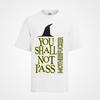 Herren Lustiges Bio-Baumwoll-Shirt Du sollst nicht passieren Herr der Ringe Fans