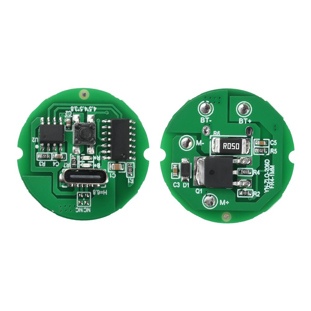 DC 3-6V DC Motor Driver Board 5-20W Small Motor Circuit Board Small Electric Drill DIY Accessories Module Type C