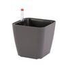 Mini Square Plastic Planter With Self Watering System For Succulents And Small Plants