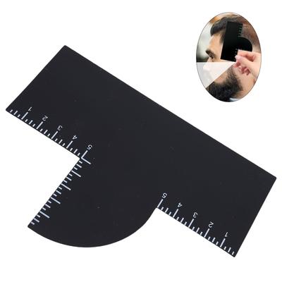 Barber Enhancement Card Reusable Easy To Clean Hairline Shaping Tool with Measurement Indicator