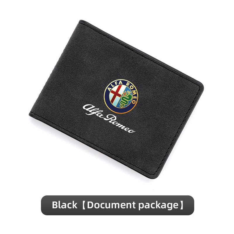 2026 Heißes Alfa Romeo Auto Führerschein Hülle Ausweis Kreditkarten Hülle Halter Fahrdokument Reiseausweis Geldbörse Für Alfa Romeo Giulia 15