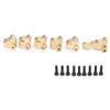 RC Brass Front Middle Rear Axle Lower Shock Mount Set for TRX‑6 G63 1 10 RC Car Accessories