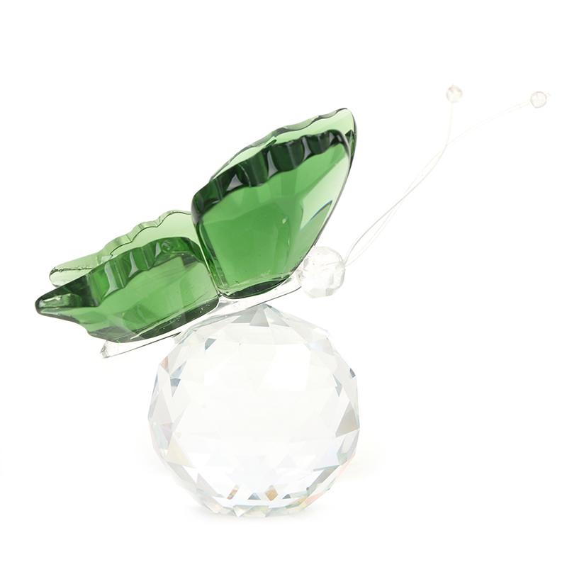 Butterfly Ornaments Crafts Glass Paperweight Home Wedding Decoration