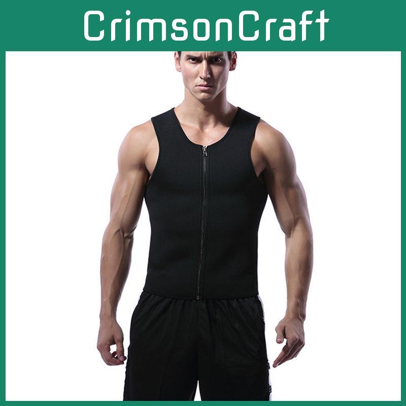Premium Men's Weight Loss Workout Neoprene Body Shaper Sweat Sauna Suit Vest