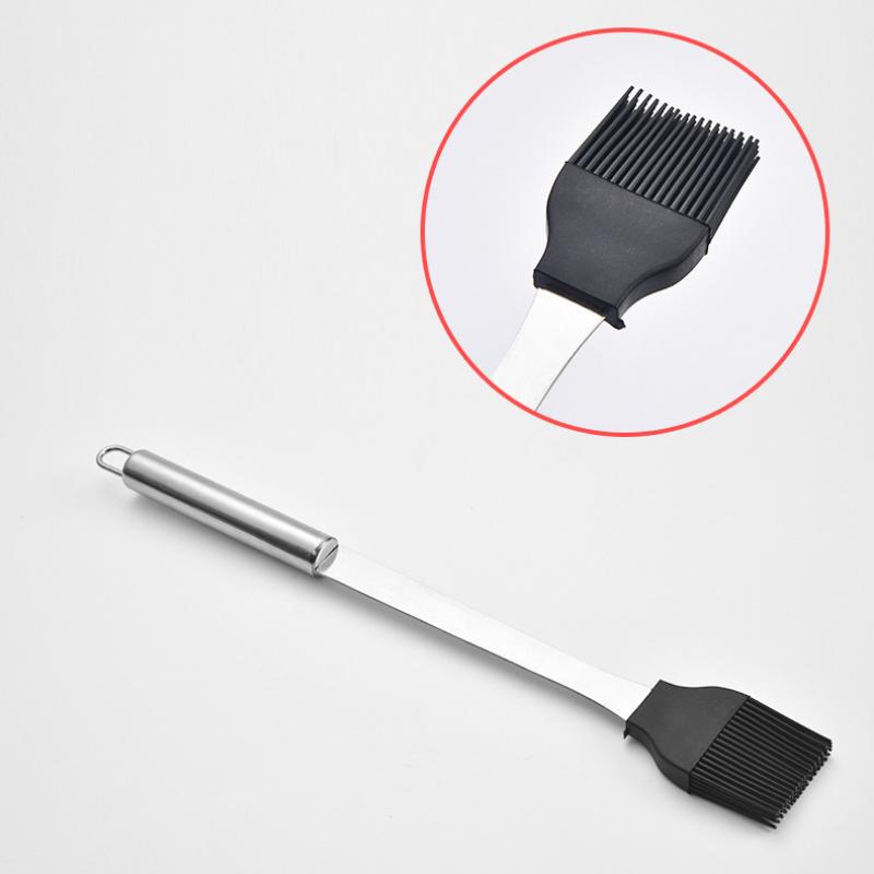 10Pcs/Set Stainless Steel BBQ Tools Set Spatula Fork Tongs Knife Brush Skewers Barbecue Grilling Utensil Camping Outdoor Cooking Tool Set