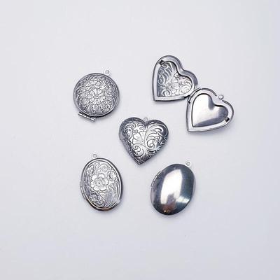 Surgical Locket Pendant Flower Antique Pendant Accessory