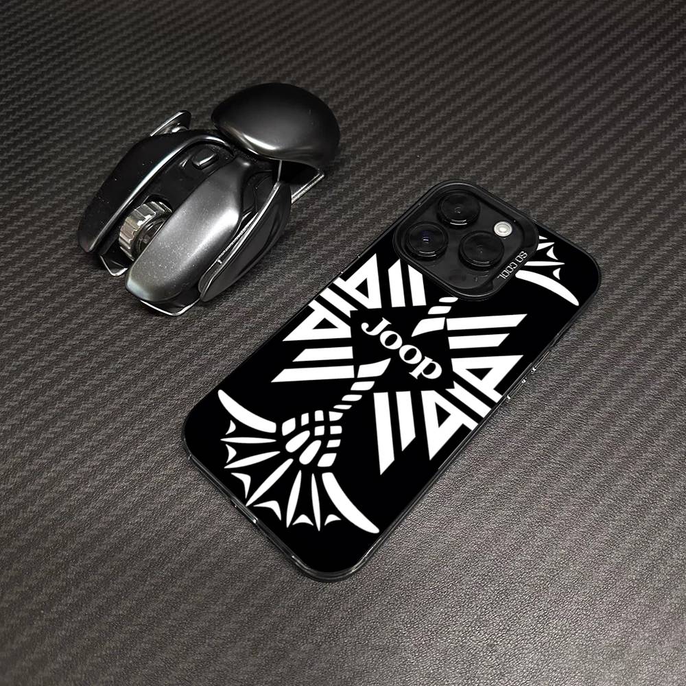 Famous Printed J-JoopS Logo Phone Cases For IPhone 17 16e 15 14 13 12 11 Plus Pro Max ProMax Colorful Covers