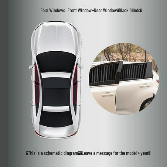 Volkswagen Tiguan L Interior Sunshade Curtain for Heat Insulation and Privacy