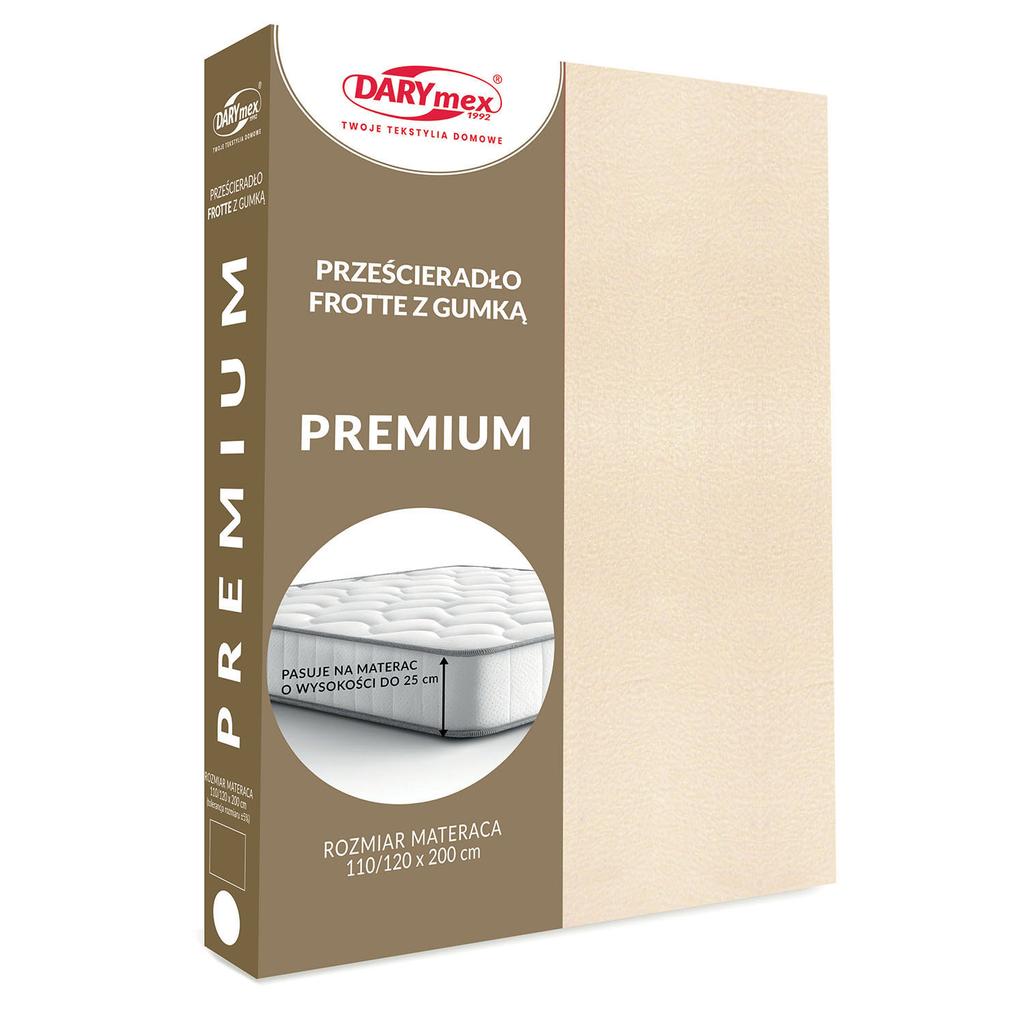 Fitted sheet 90x200 TERRY HIGH WEIGHT 200 TERRY light beige