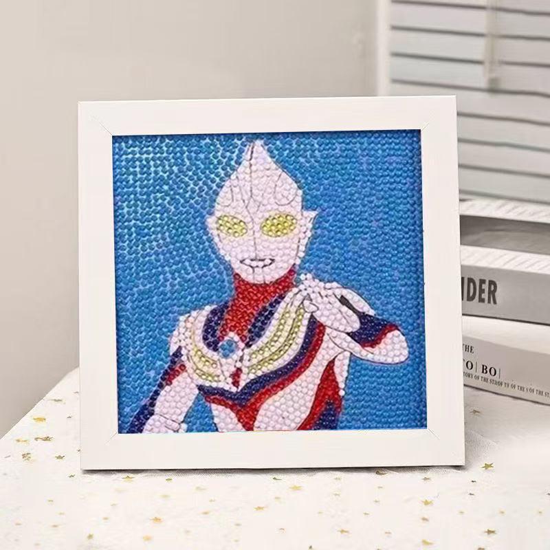 High-End Diamond Painting Diy Van Gogh Starry Sky Cat Creative Handmade Toy Table Decoration Diamond Painting With Frame