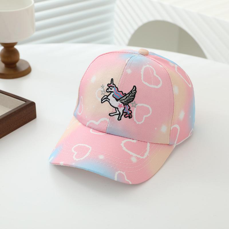 High quality children's hat unicorn cartoon baseball cap spring and autumn boys and girls outdoor sunshade cap