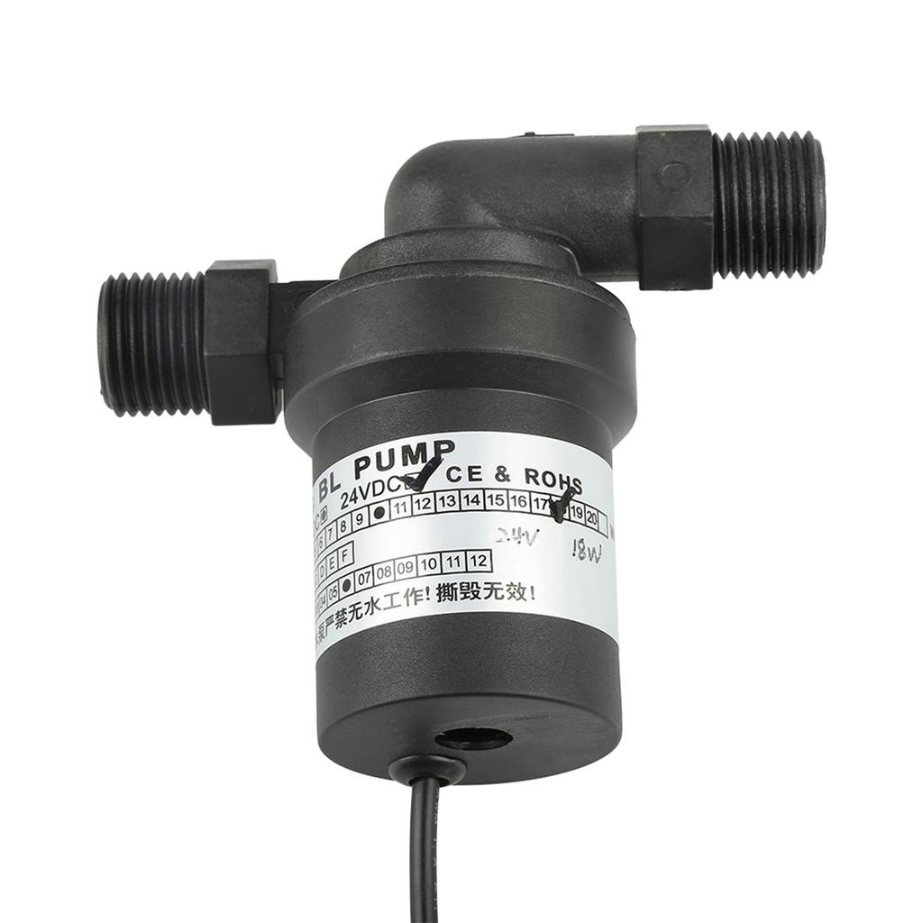 1ks DC24V 18W Čerpadlo na horkou vodu pro solární ohřívač vody Horká cirkulace