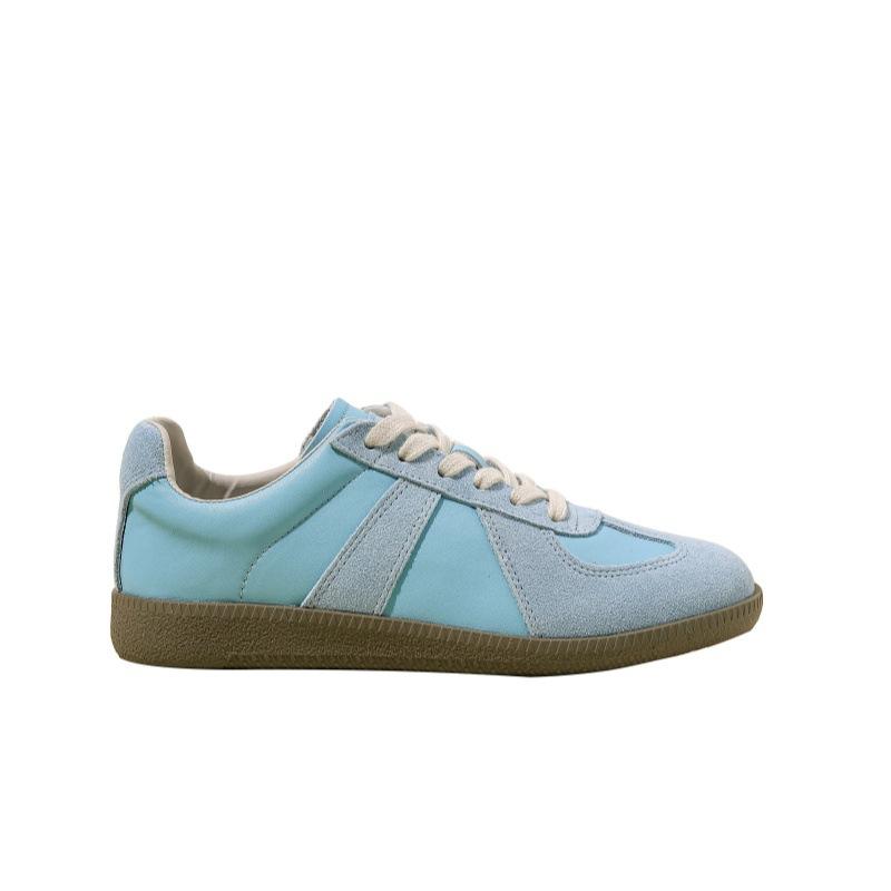 All-leather German training shoes women's 2025 new versatile flat-soled lace-up casual sports little white shoes Forrest Gump board shoes