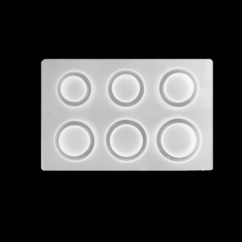 Silicone Ring Ornaments Mold Necklace Epoxy Molds Rings Jewelry Resin Casting Mold Jewelry Craft Handmade DIY Tool Gift