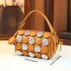 2026 Spring New Hot Diamond Cylinder Bucket Bag