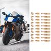 30pcs/Pack Compatible for PWK PE CVK Motorcycles Carburetor Main Jets Slow Pilot Idle Jets Injector Nozzle Pilot Jet Kit