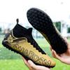Herren-/Damen-Fußballschuhe Gummi Weiche Sohle Kurze Stollen Kunstrasen Jugendliche Kinder Fußballschuhe