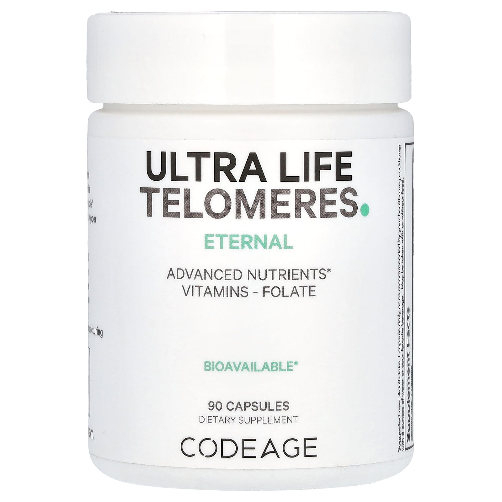 

Ultra Life Telomere, 90 Capsules