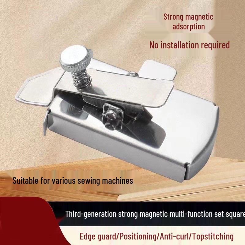 

Многофункциональная магнитная линейка и ограничитель края третьего поколения для швейных машин