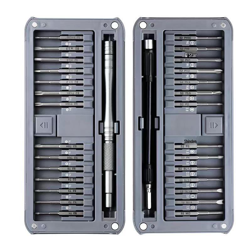 8-in-1 Portable Screwdriver Set with Torx, Triangle, and Unique Bits for Mobile Phone Disassembly