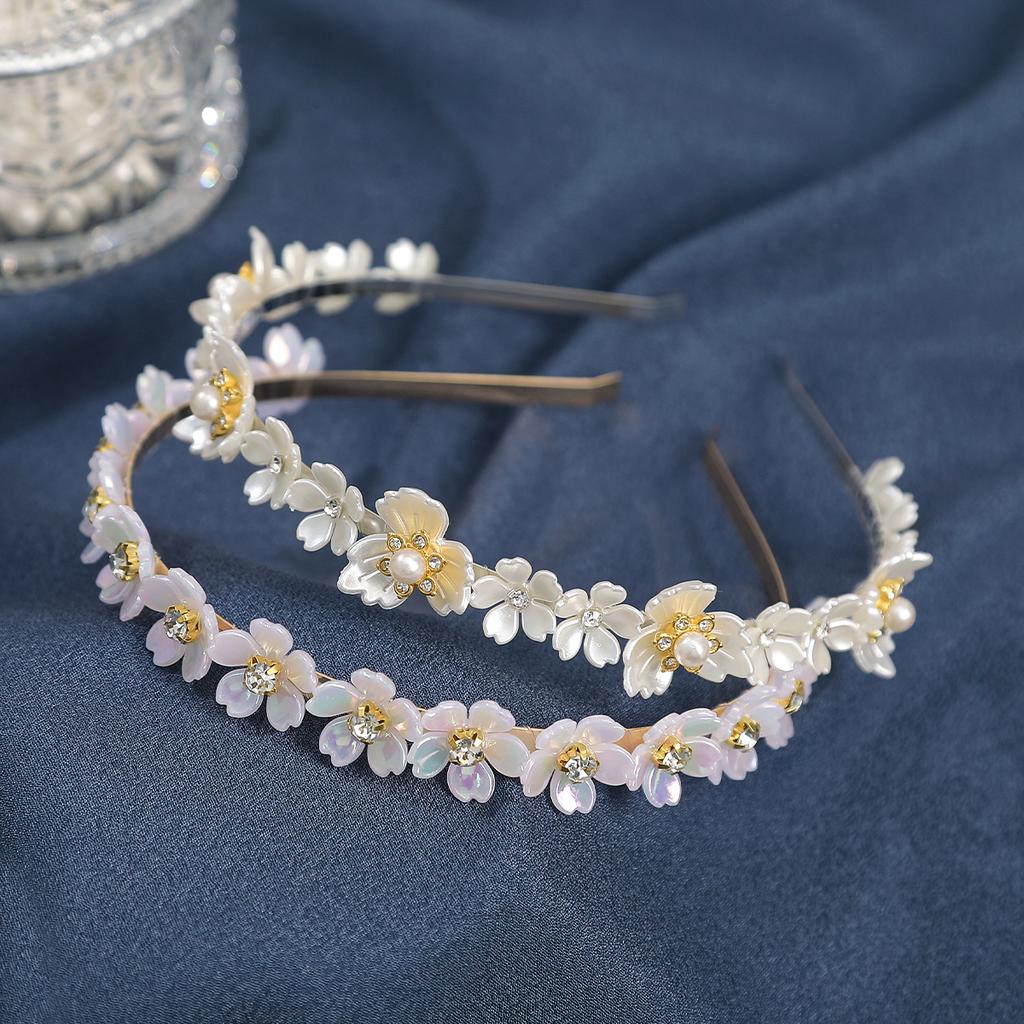 Summer Floer Head Hoops Hairband Women Hawaii Beach Hair Accessories Fashion Dating Headwear Bezel Hair Hoop Hairbands