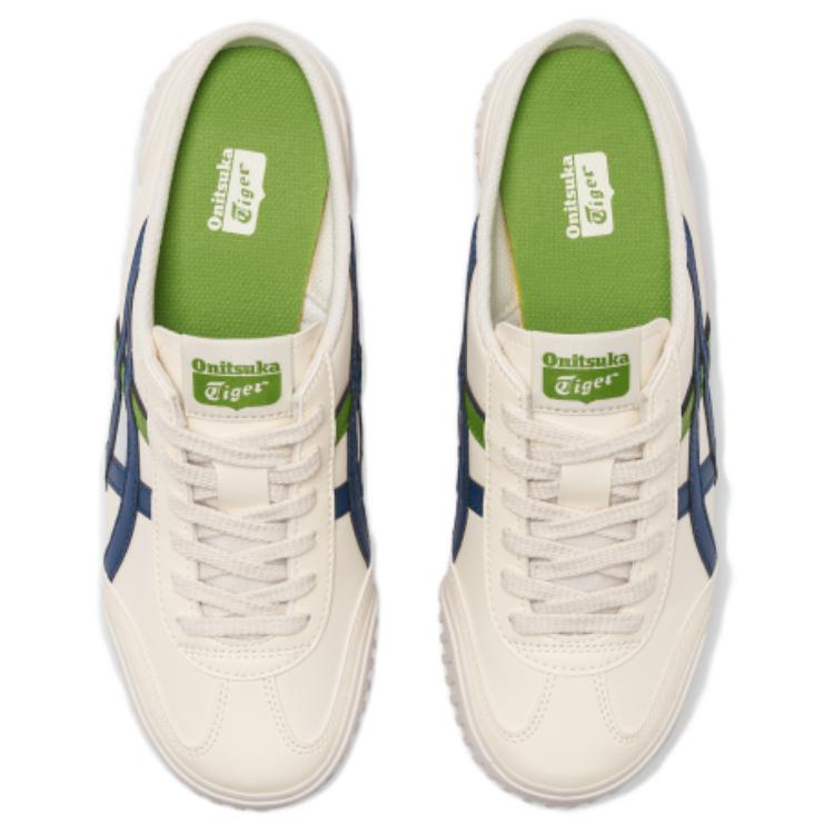 ONITSUKA TIGER Machuation Sabot Synthetic Leather Half Slip-On Comfortable Shock Absorption Non-Slip Low-Top Casual Shoes Unisex Sneaker 1183C012-105