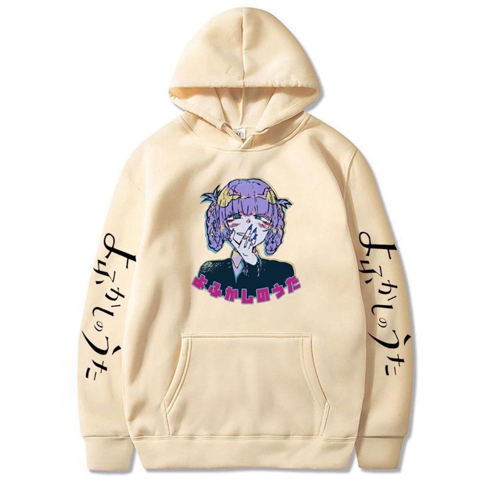 2023 Autumn-Winter Anime Fashion Unisex Hooded Pullover Sweatshirt - Cartoon Style, Plus Size